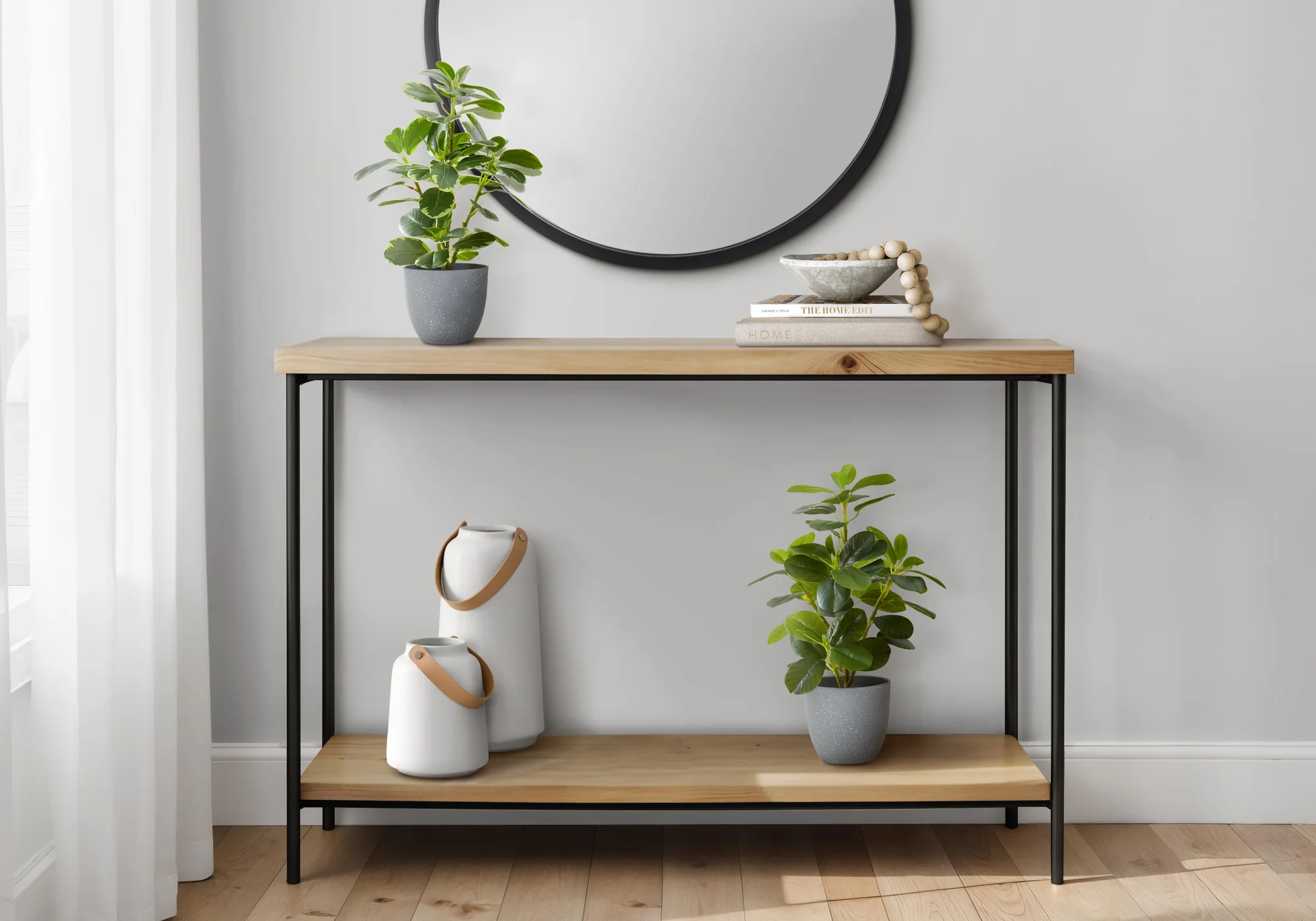 14" Ficus Elastica Plant with 4" Grey Pot - Green - Set of Two - Image 3