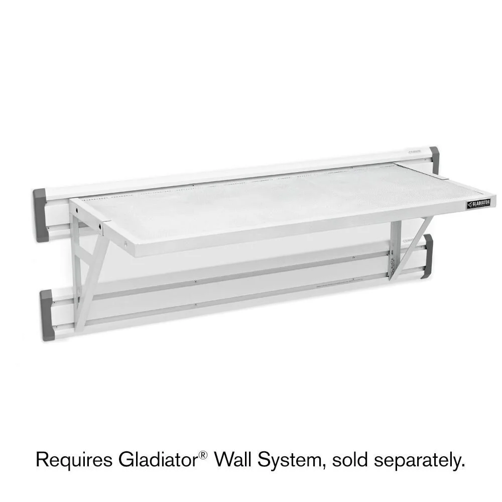 45 Gearloft™ Shelf - Hammered White Wall Accessory - Image 2
