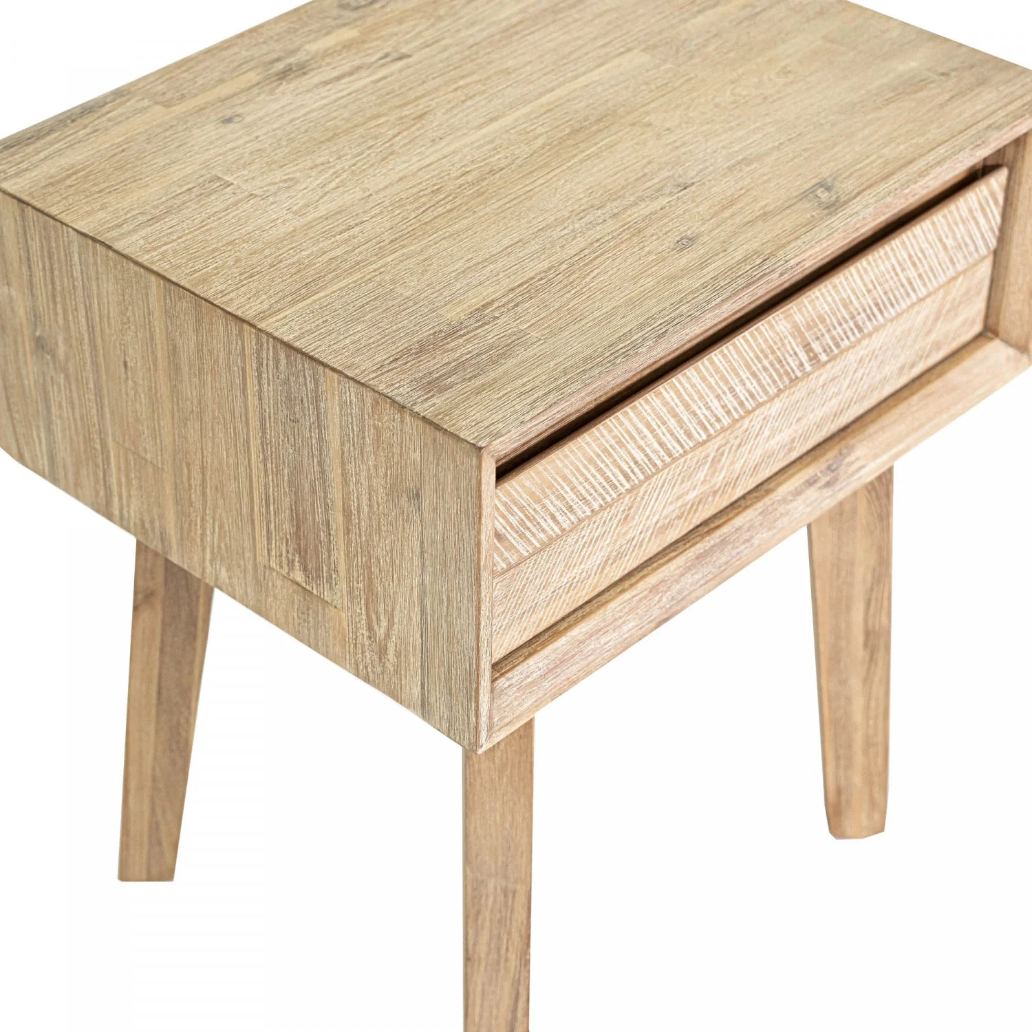 Abenra 1 Drawer Night Table - Light Driftwood - Image 10