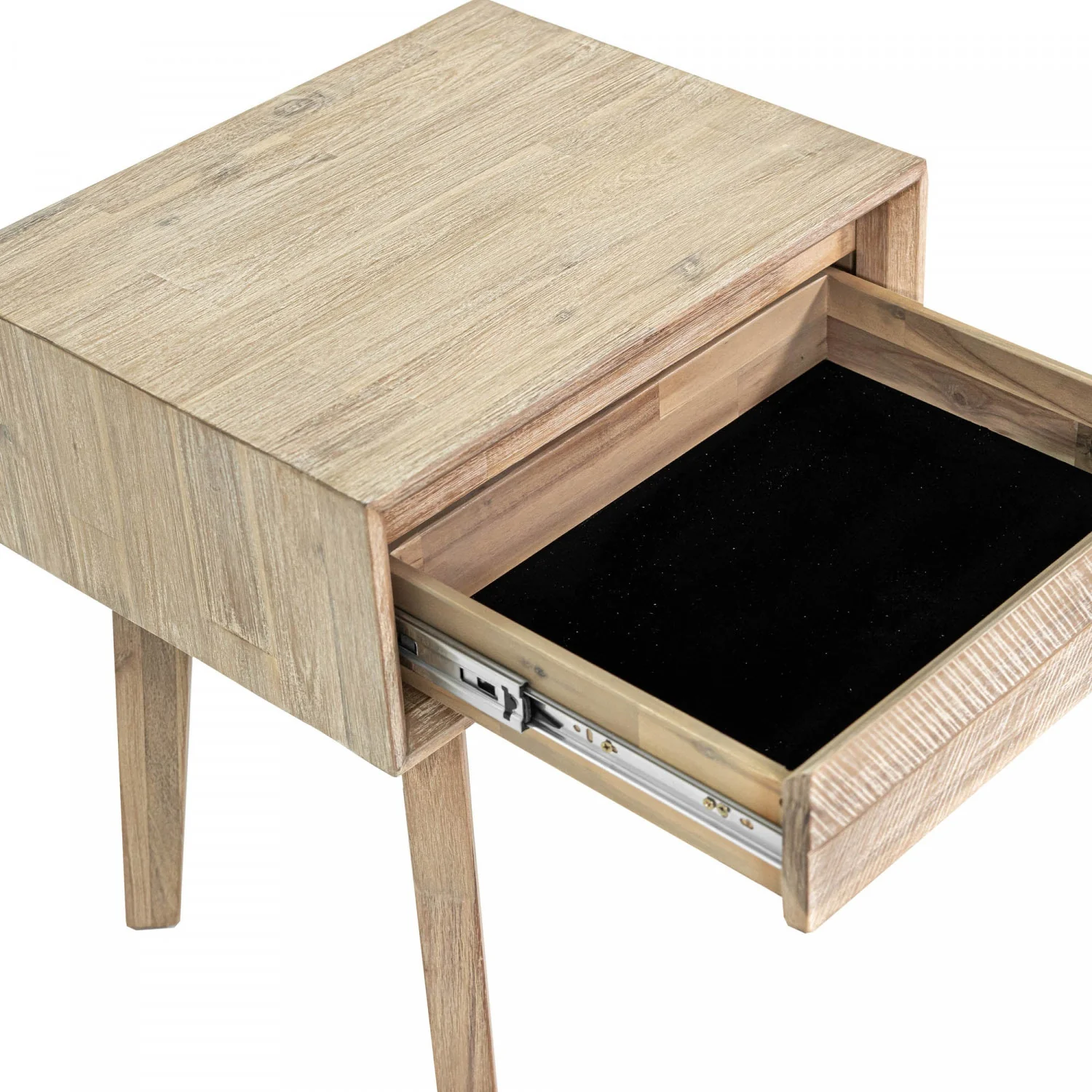 Abenra 1 Drawer Night Table - Light Driftwood - Image 11