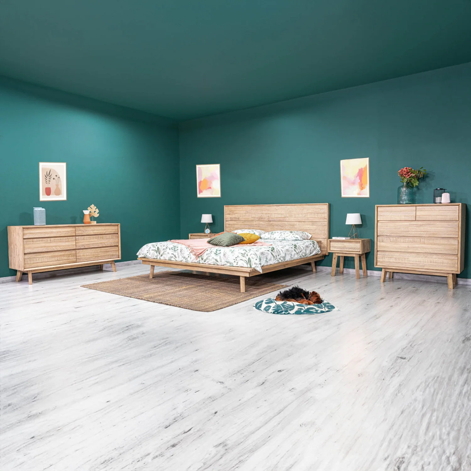 Abenra 1 Drawer Night Table - Light Driftwood - Image 14