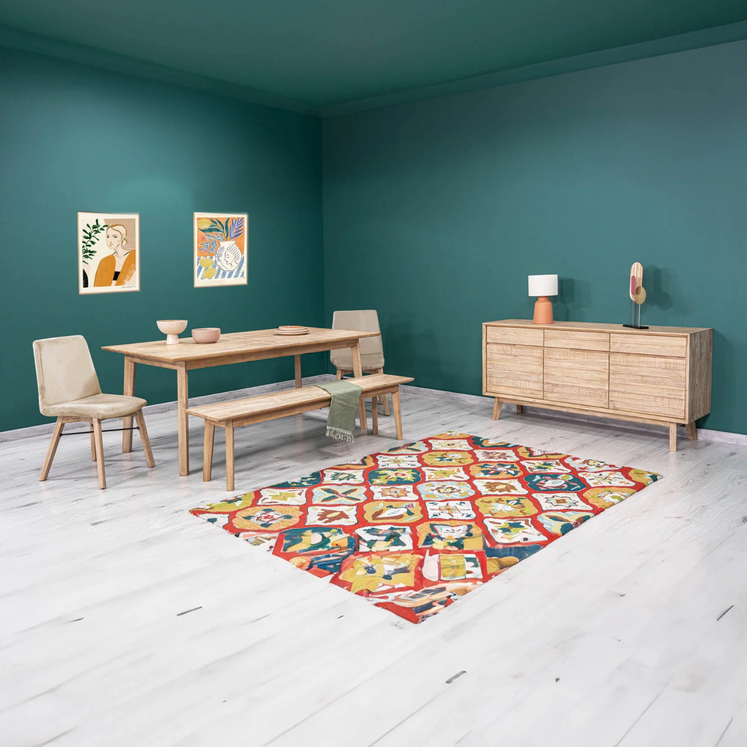 Abenra Bench - Light Driftwood - Image 11