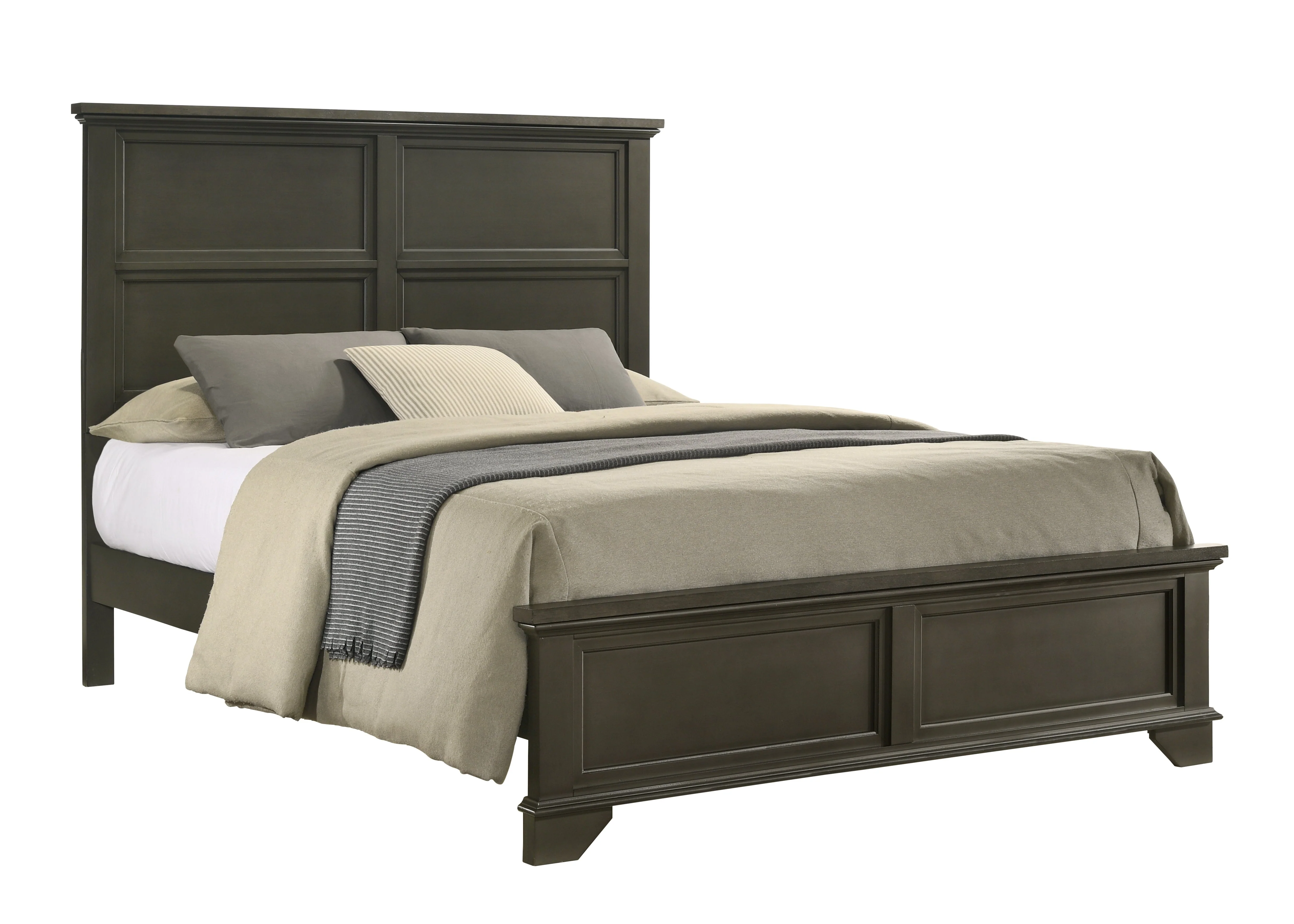 Abigail 5-Piece Queen Bedroom Package - Grey - Image 2