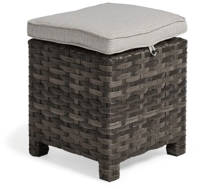 Acadia 6-Piece Banquette Outdoor Furniture - Grey, Beige - Image 13