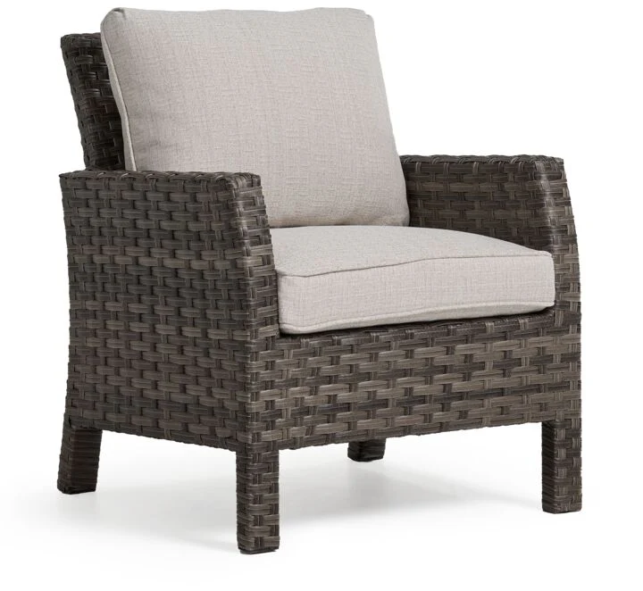 Acadia 6-Piece Banquette Outdoor Furniture - Grey, Beige - Image 7