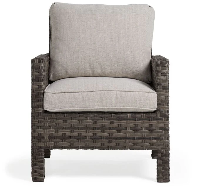 Acadia 6-Piece Banquette Outdoor Furniture - Grey, Beige - Image 8