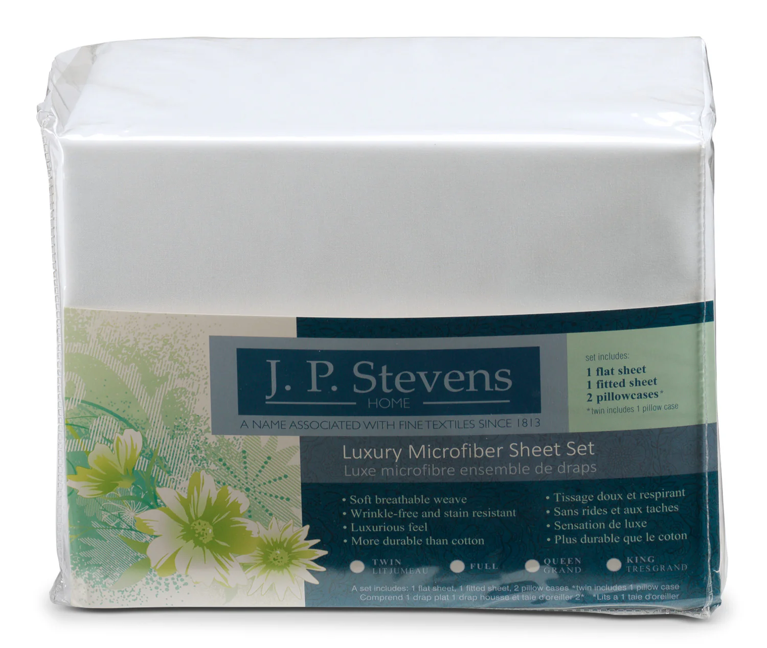 Acadia Full Sheet Set - White - Image 3