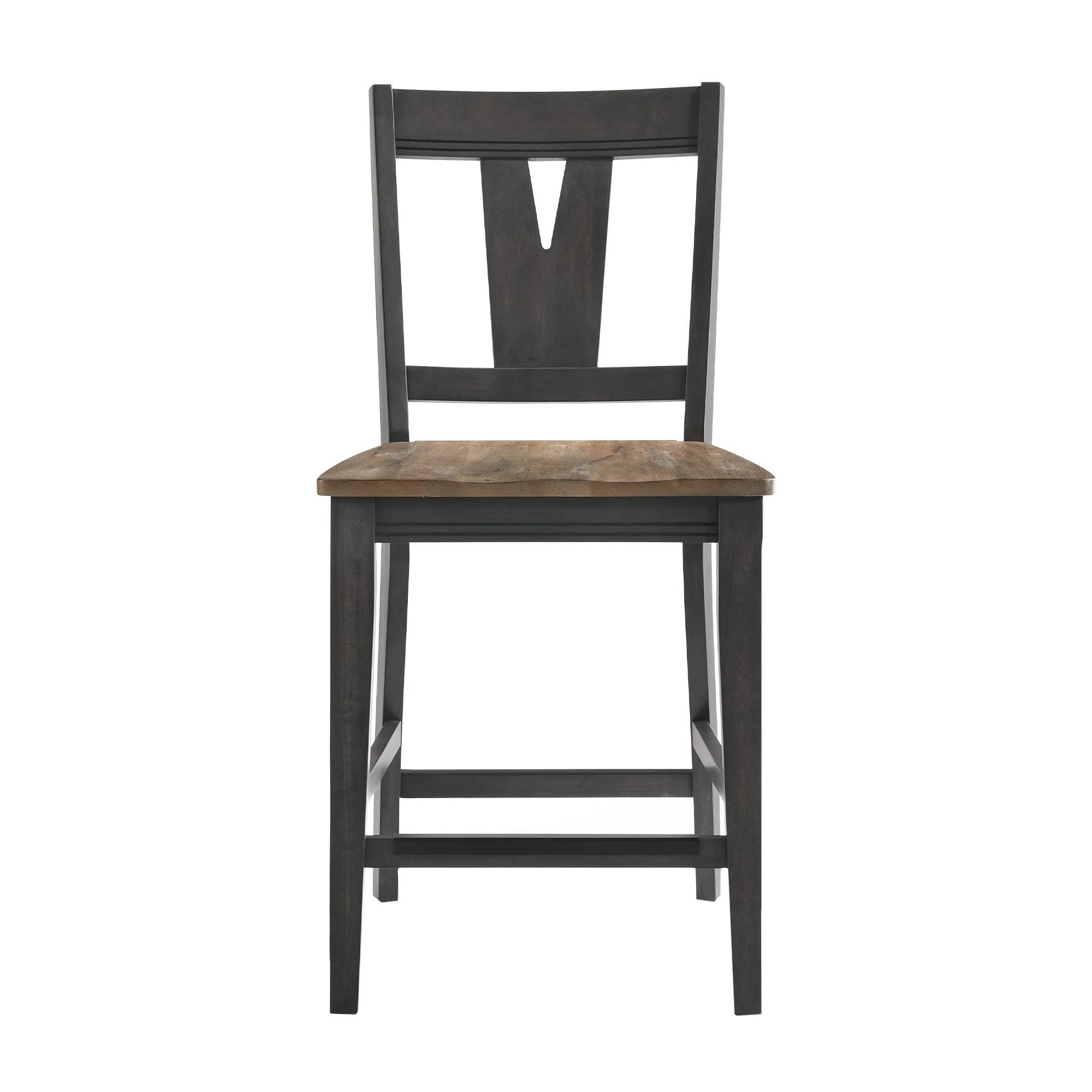 Addie Splat-Back Counter Height Stool - Brown - Image 3