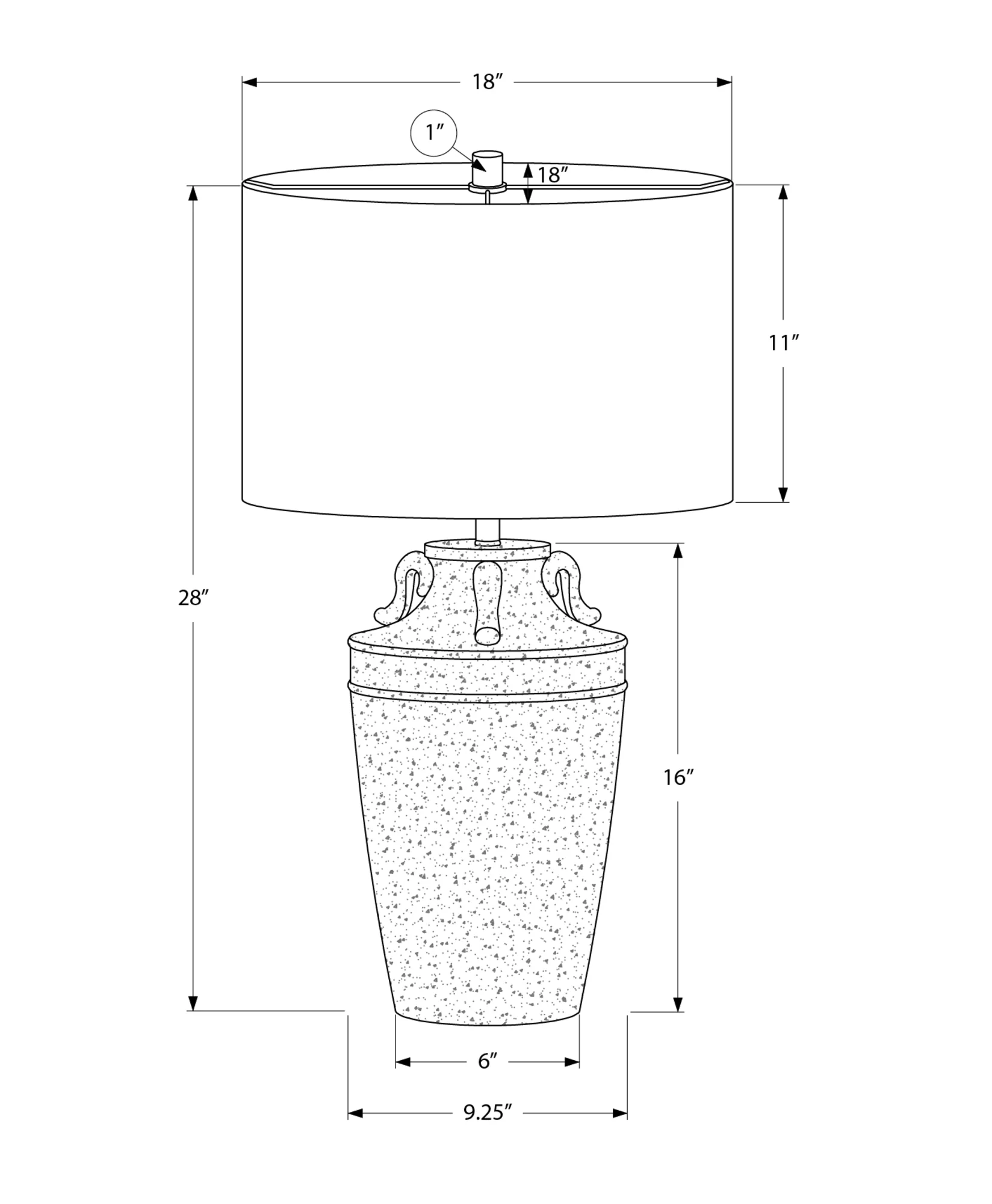 Aeris Table Lamp - Stone - Image 3
