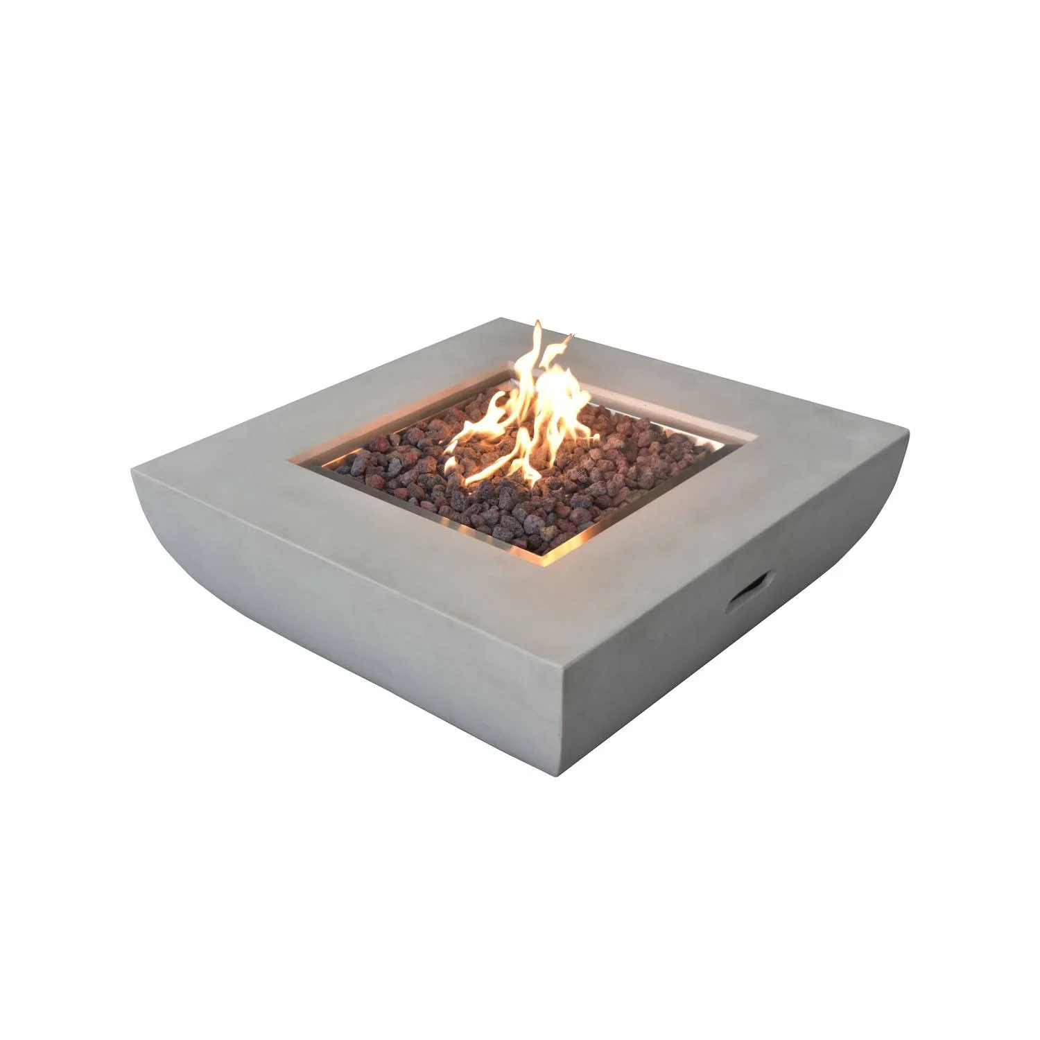 Agung Concrete Lava Stone Fire Table – Natural Gas - Image 5