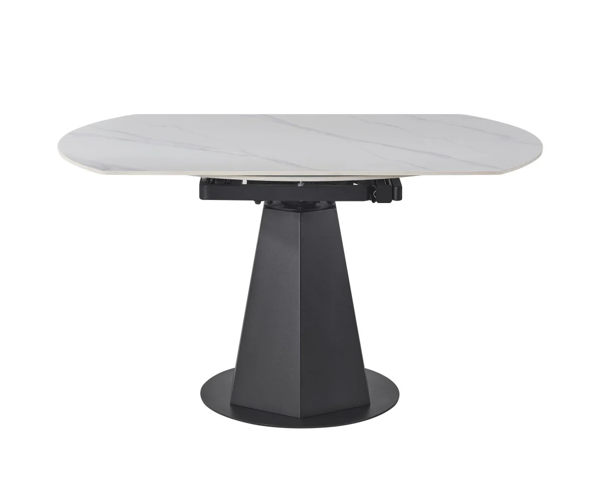 Akira Extendable Dining Table - Snowy White - Image 3