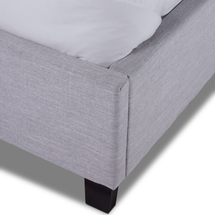 Alana 3-Piece King Bed - Light Grey - Image 4