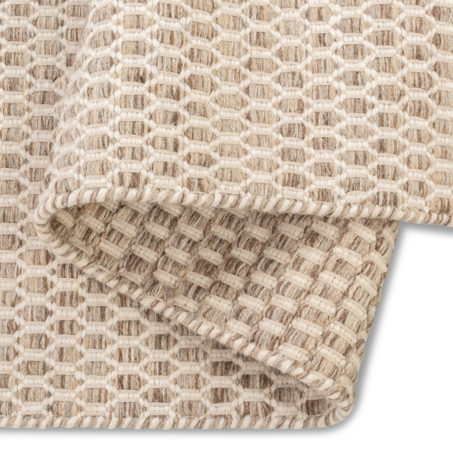 Alaska Reversible Modern Rug - 8' x 10' - Beige/Brown - Image 2