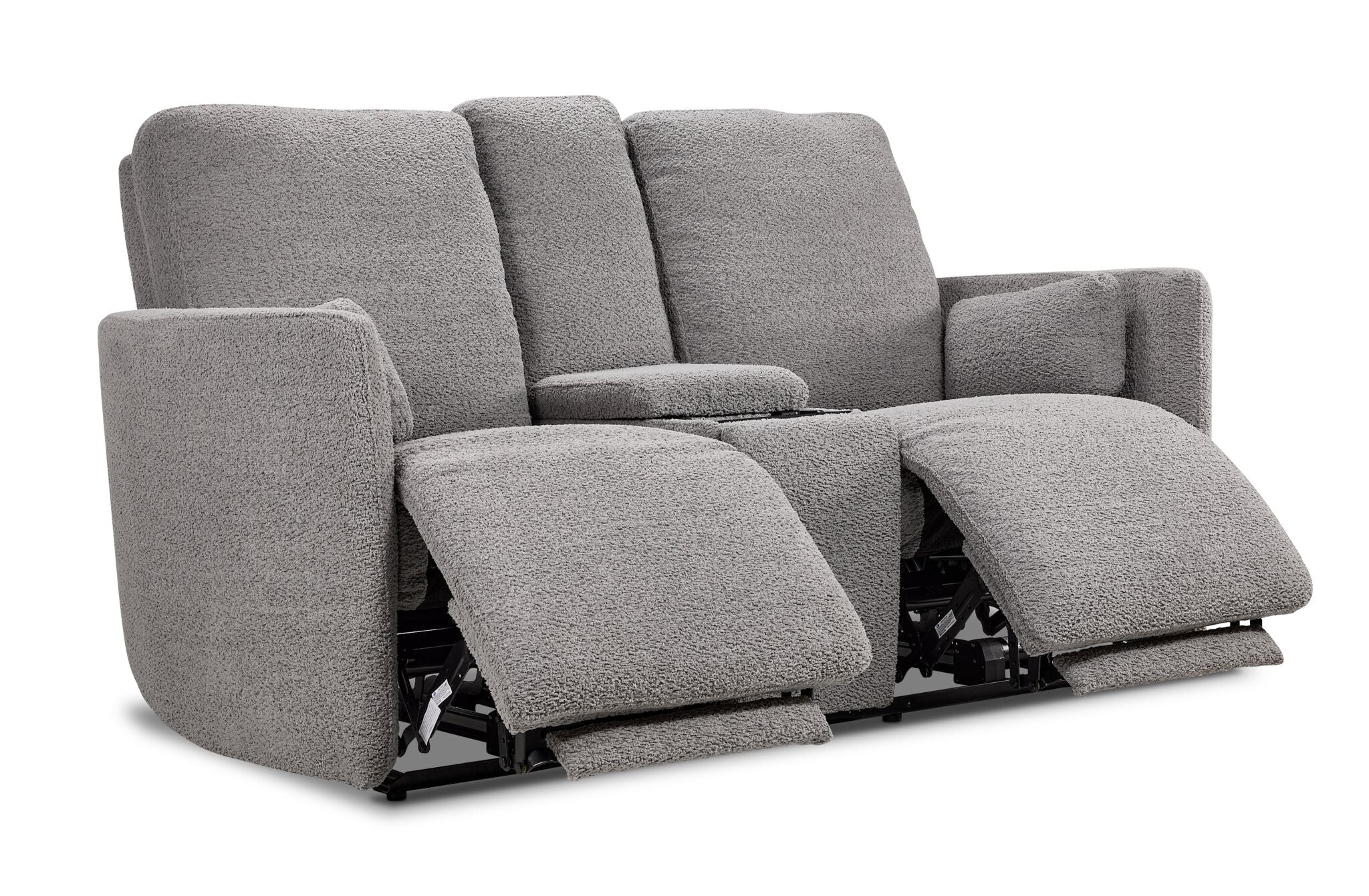 Alexis Power Reclining Loveseat with Console - Grey - Image 3