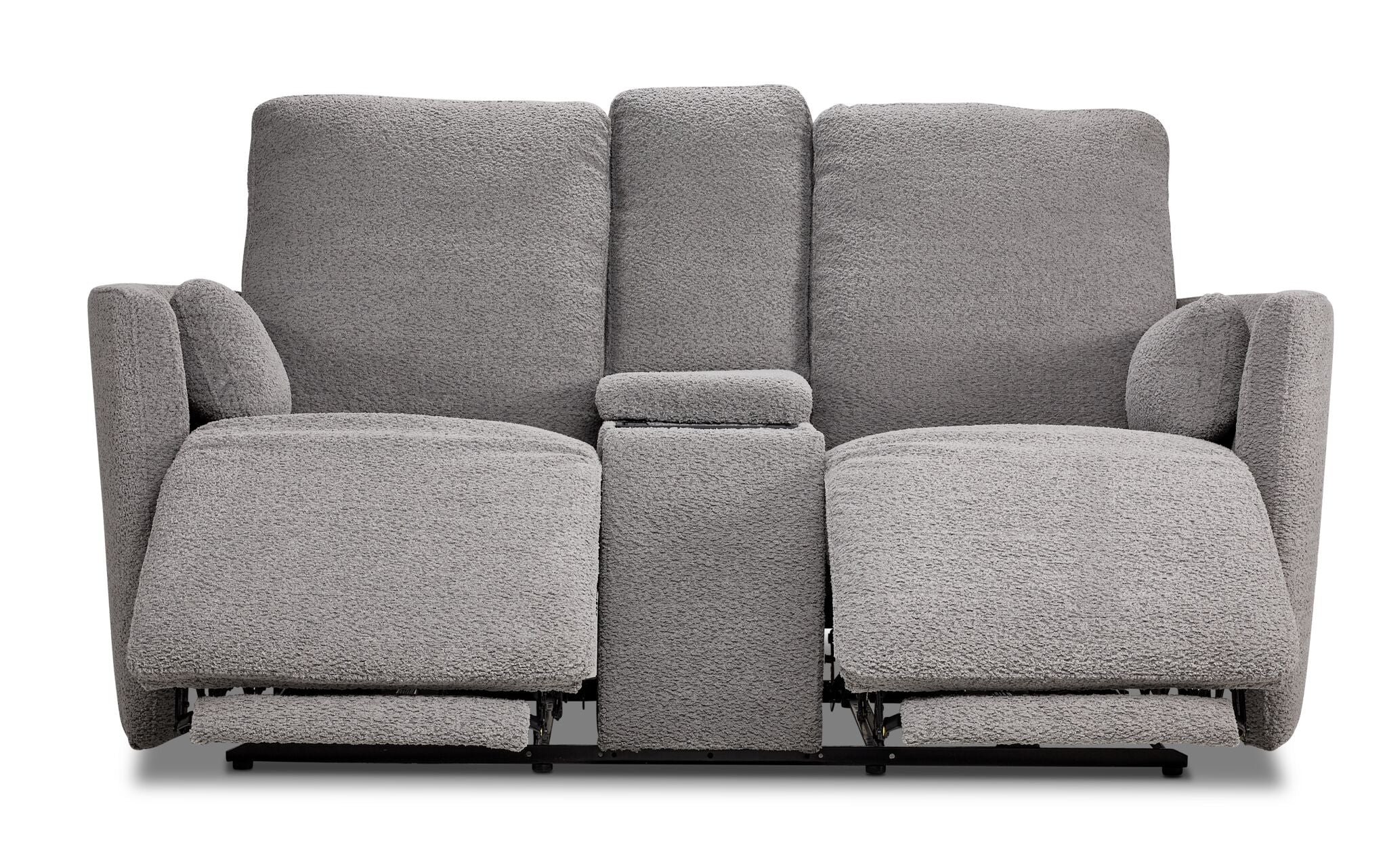 Alexis Power Reclining Loveseat with Console - Grey - Image 4