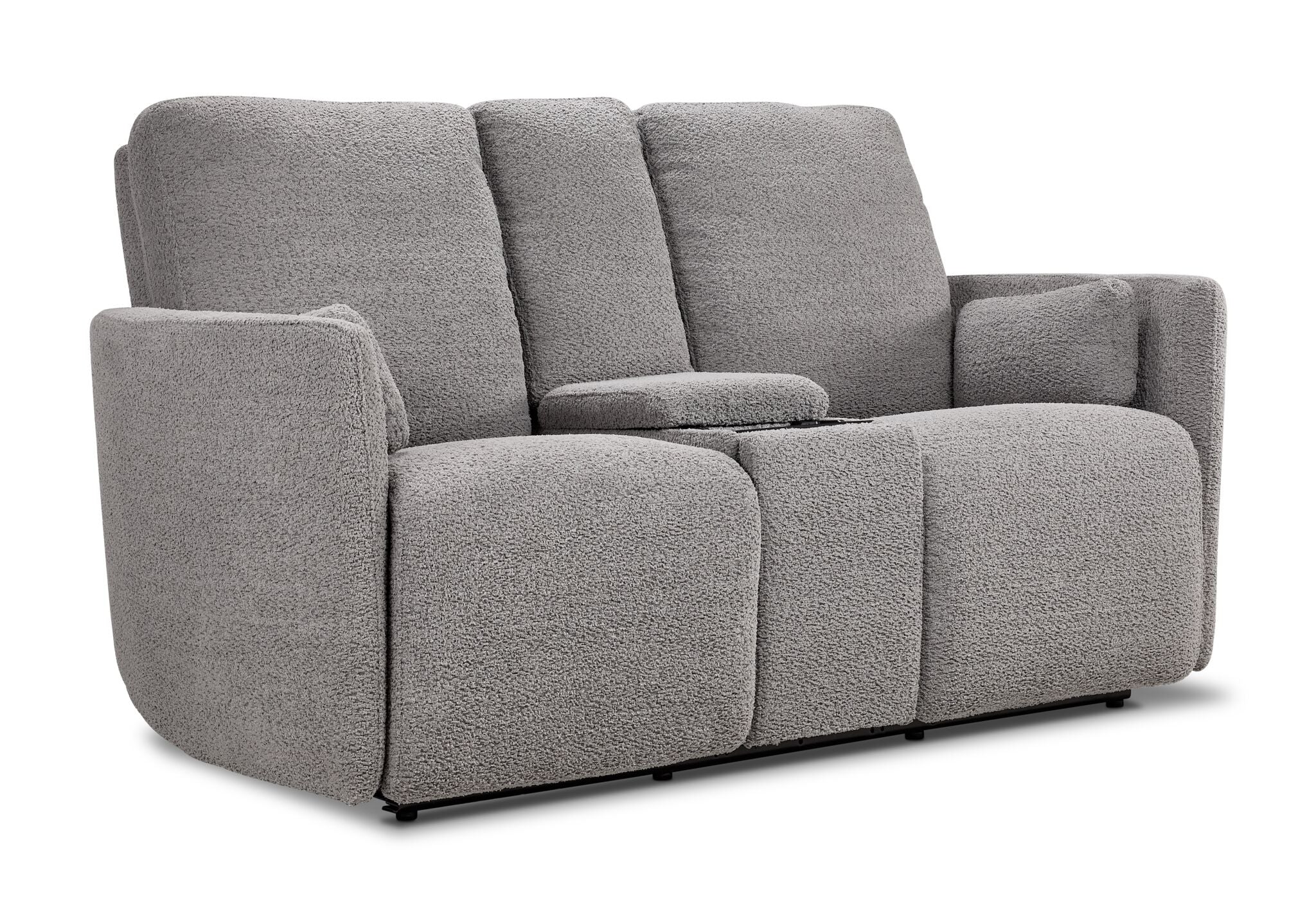 Alexis Power Reclining Sofa and Loveseat Set - Grey - Image 3