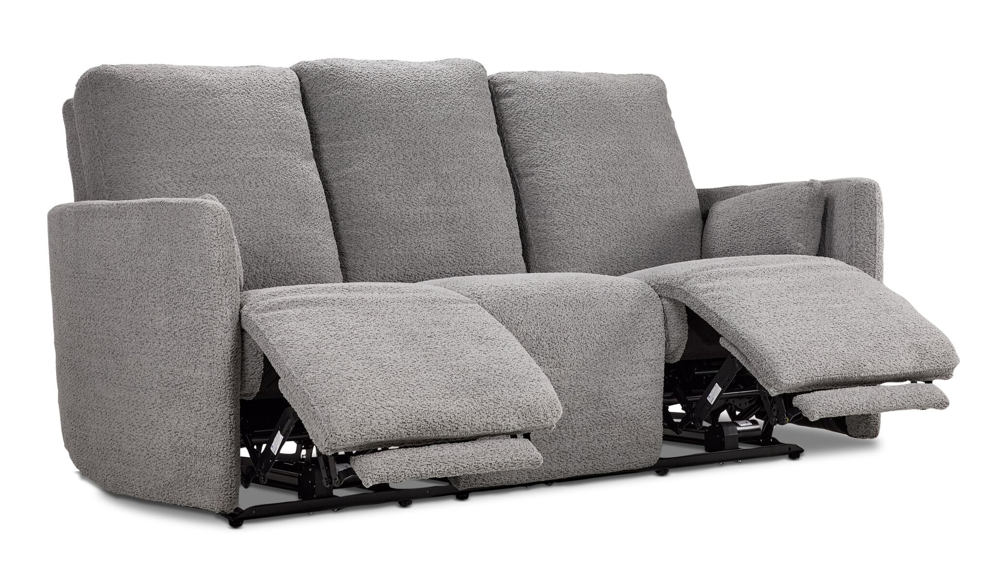 Alexis Power Reclining Sofa - Grey - Image 3