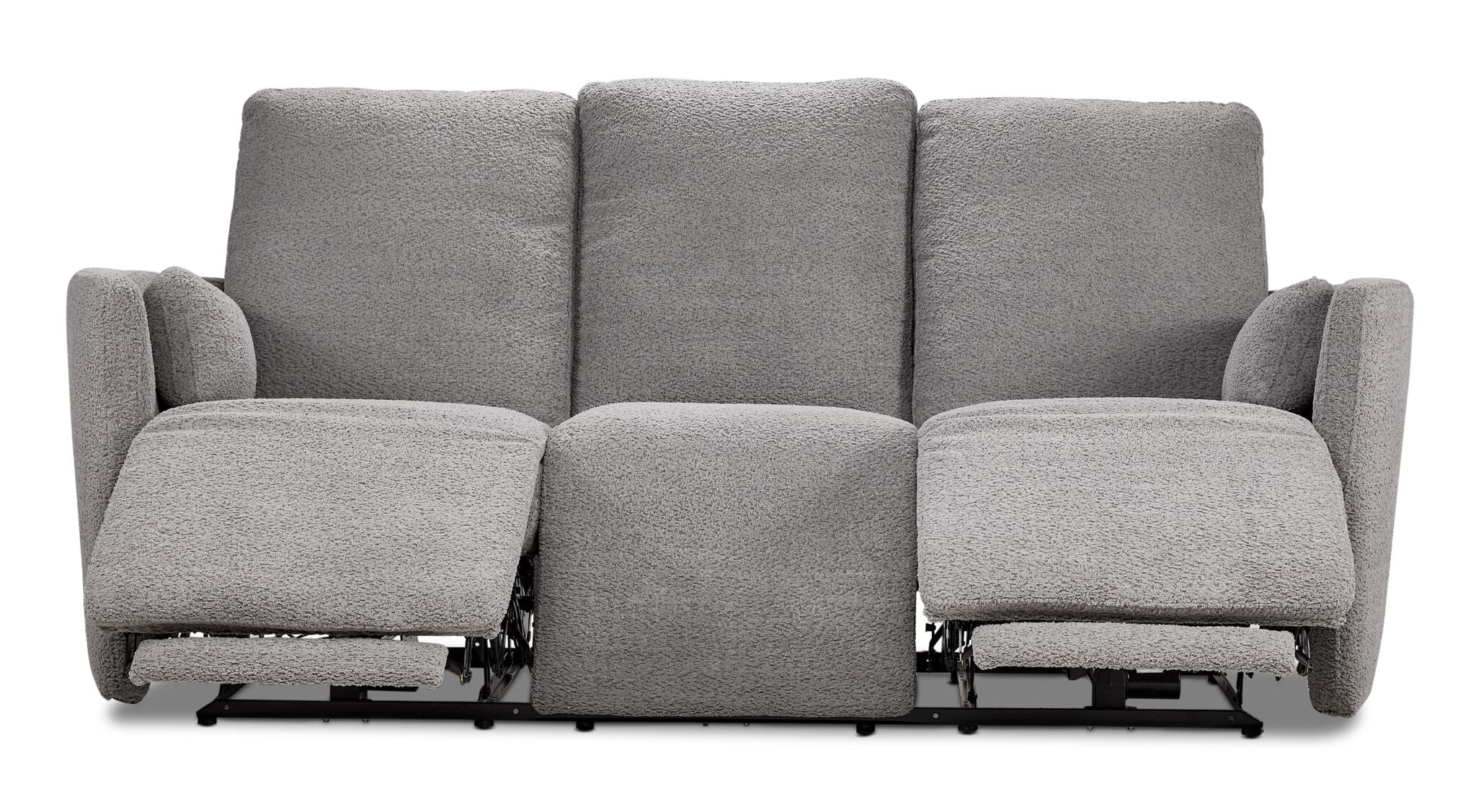 Alexis Power Reclining Sofa - Grey - Image 4