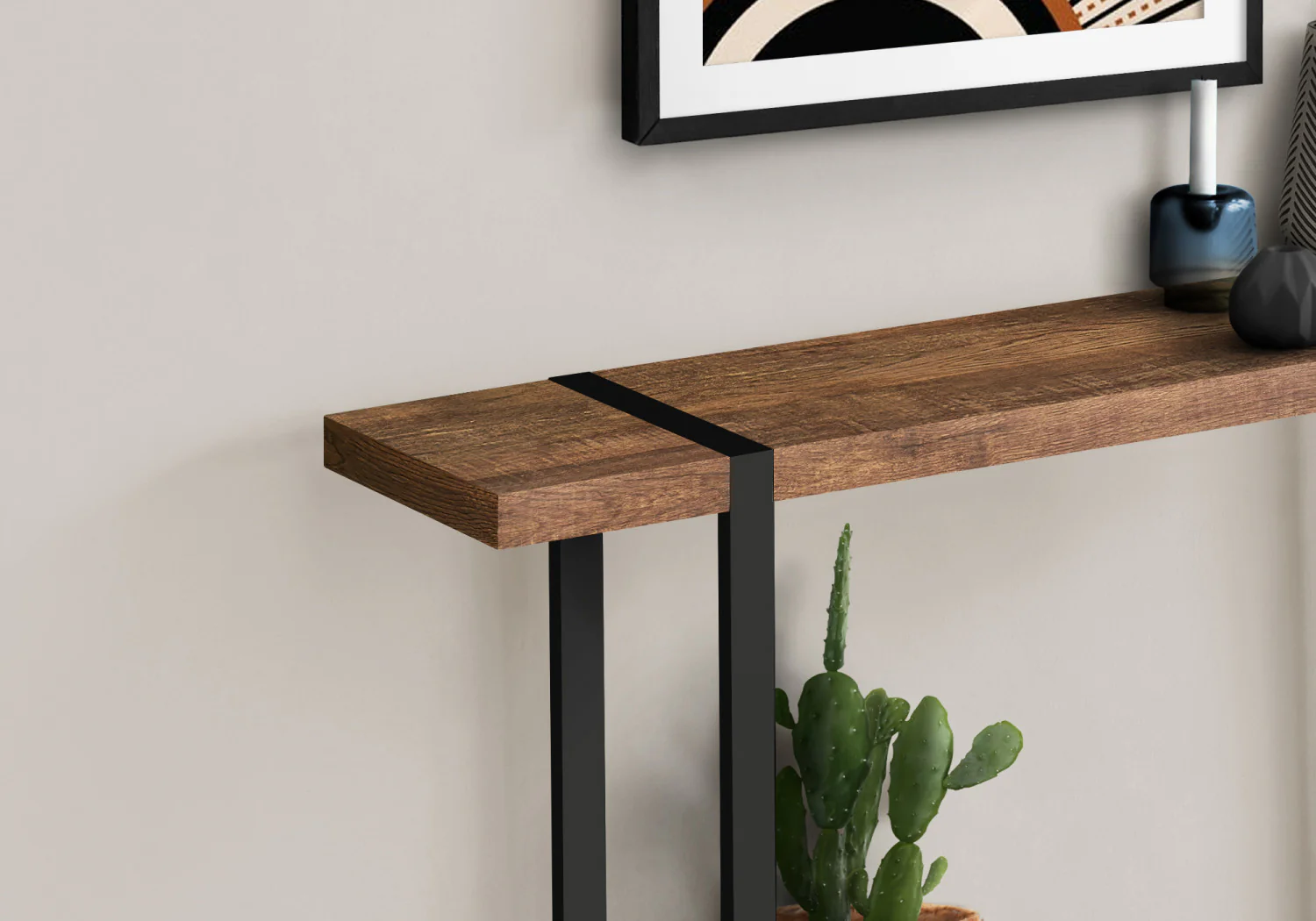 Allen Sofa Table - Rustic Brown - Image 5