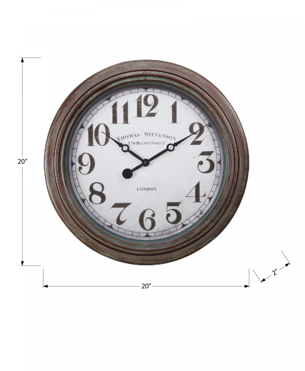 Allure Clock - Brown - Image 3
