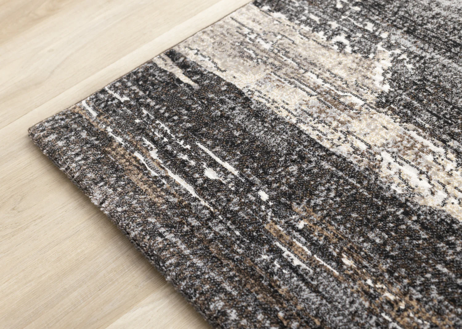 Allure Modern Dark Area Rug - 5' X 8' - Black/Brown - Image 12