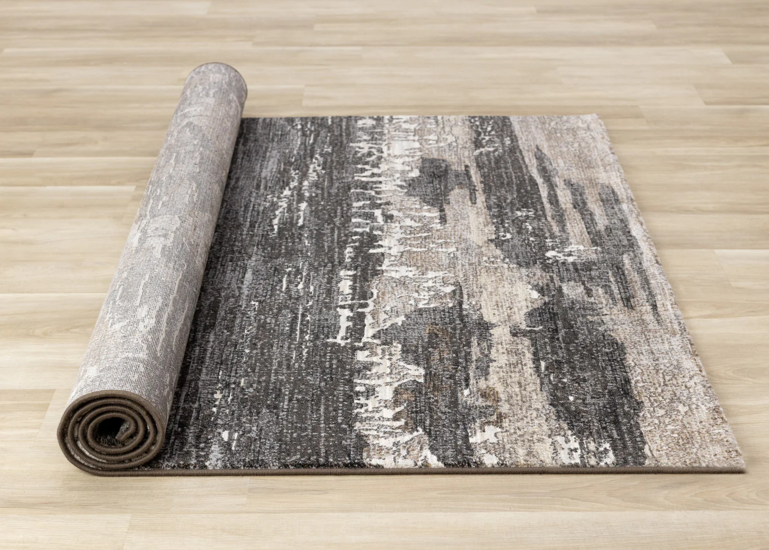 Allure Modern Dark Area Rug - 5' X 8' - Black/Brown - Image 8