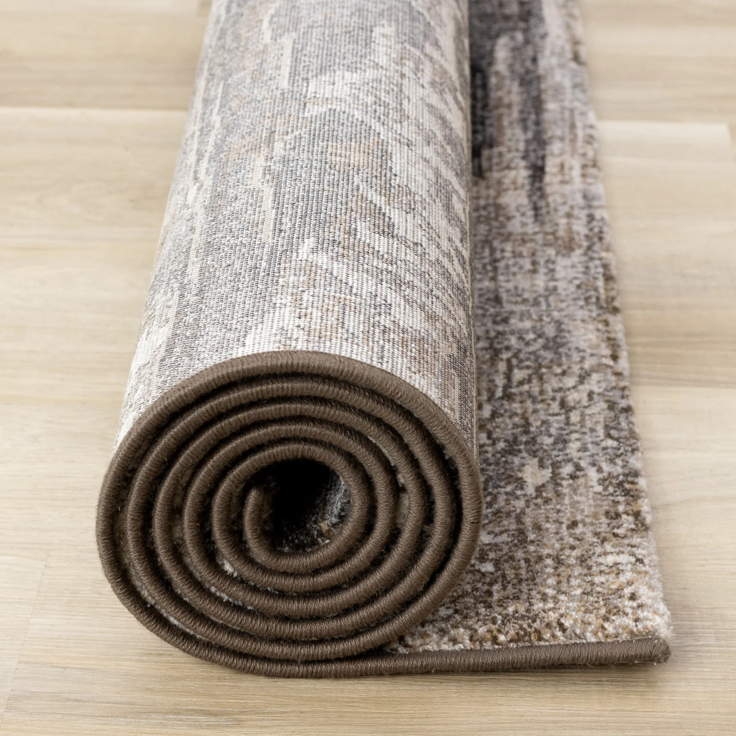 Allure Modern Dark Area Rug - 8' X 11' - Black/Brown - Image 13