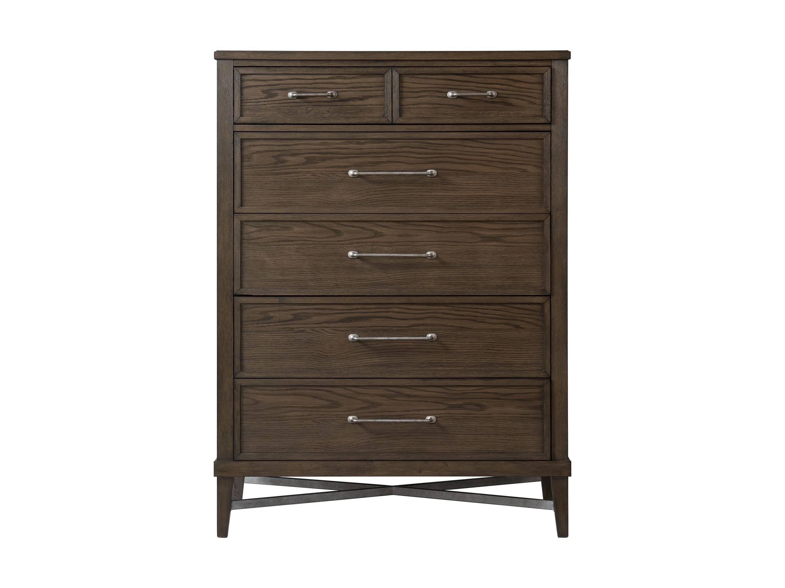 Alonso 5 Drawer Chest - Weathered Oak - Image 3