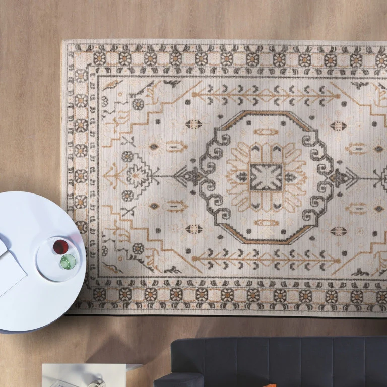 Alpena Medallion Rug - 8' x 10' - Almond Cream - Image 6