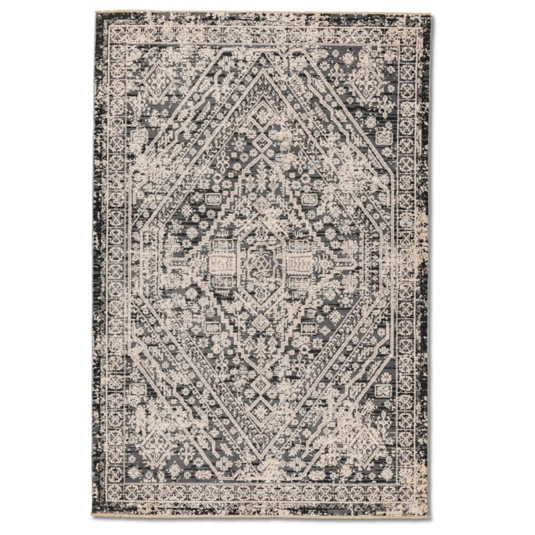 Alpena Traditional Rug - 8' x 10' - Black/Grey
