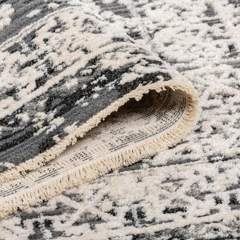 Alpena Traditional Rug - 8' x 10' - Black/Grey - Image 5