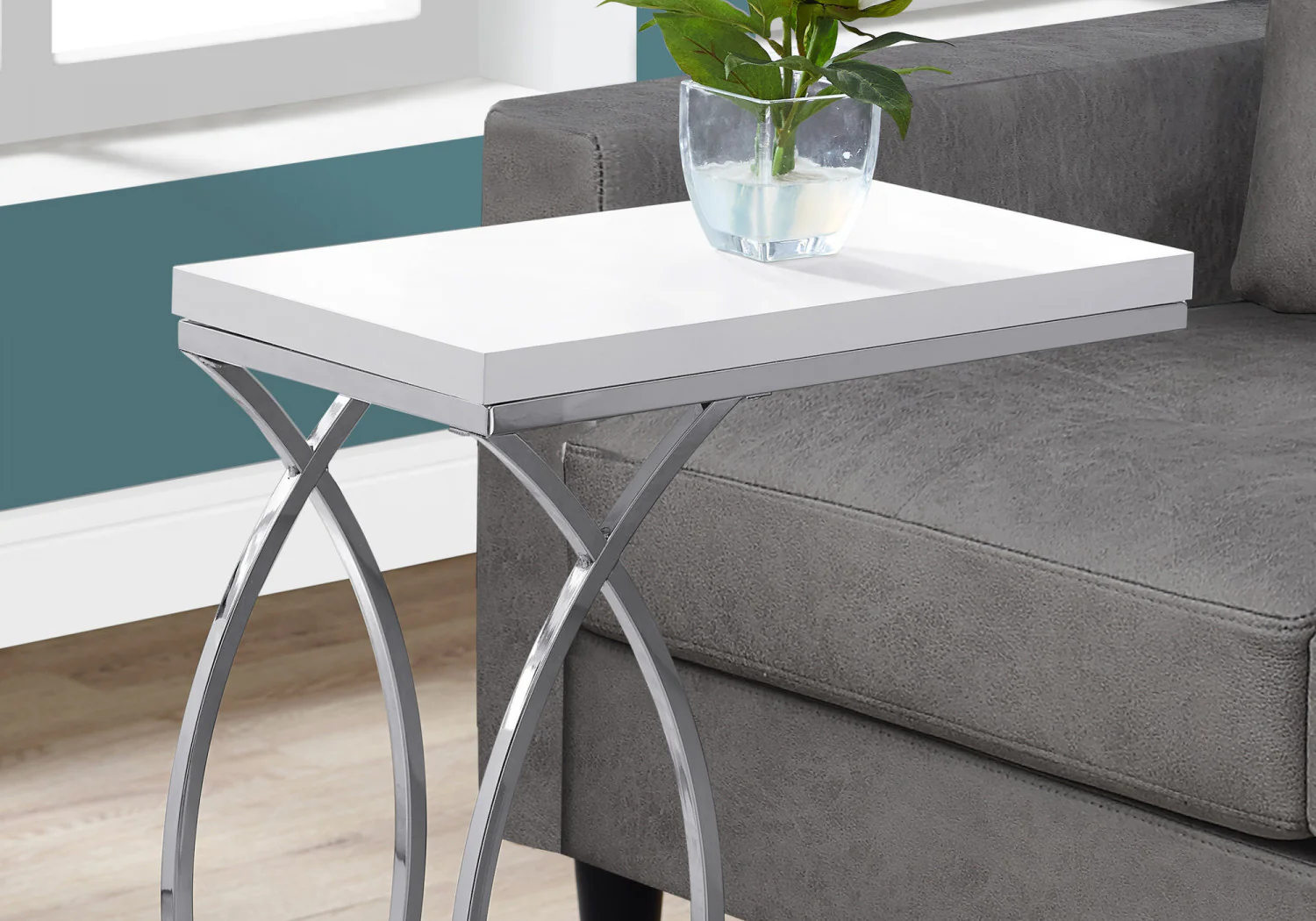 Alva Side Table - White - Image 5