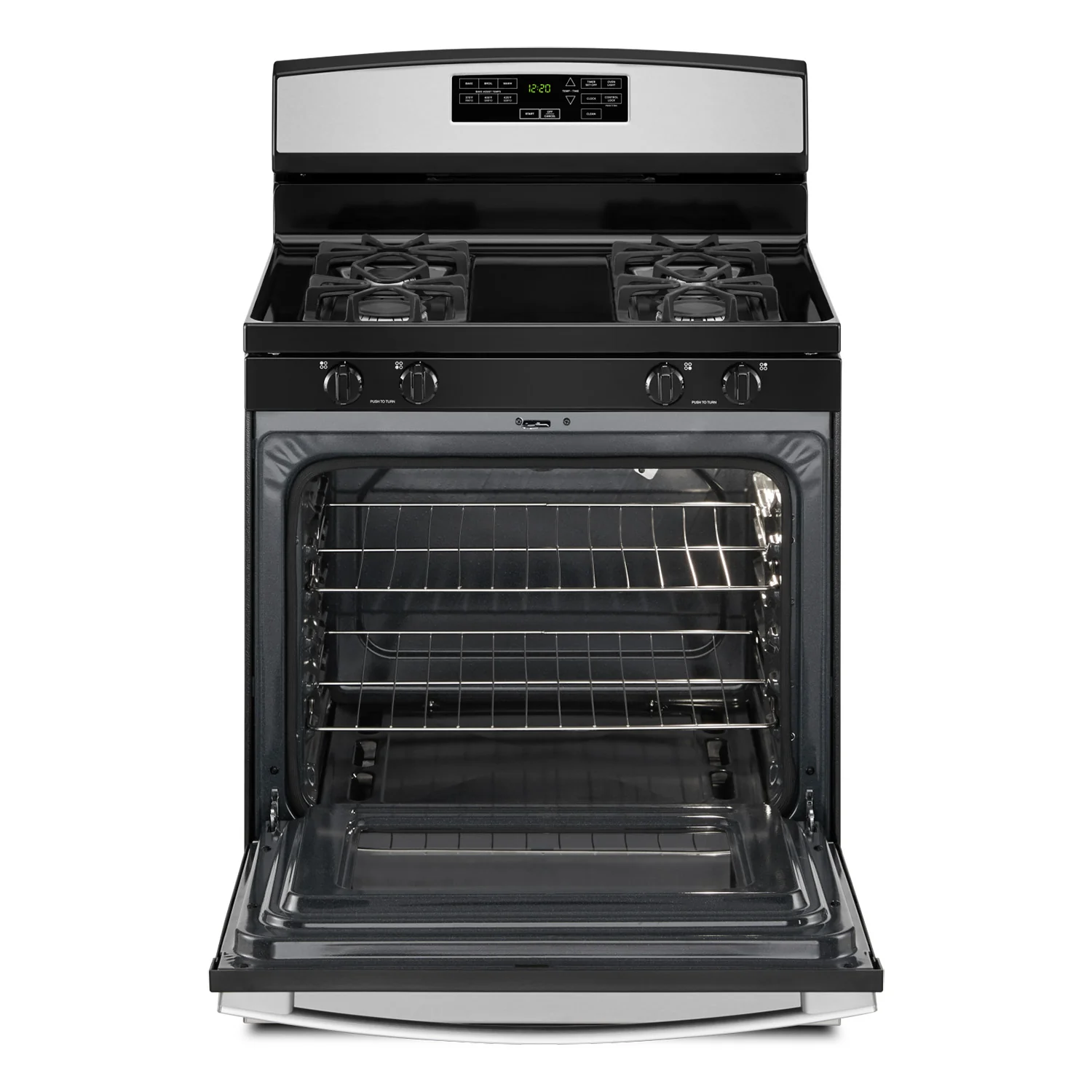 Amana 30" Stainless Steel Gas Range (5.00 Cu Ft) - AGR6603SMS - Image 4