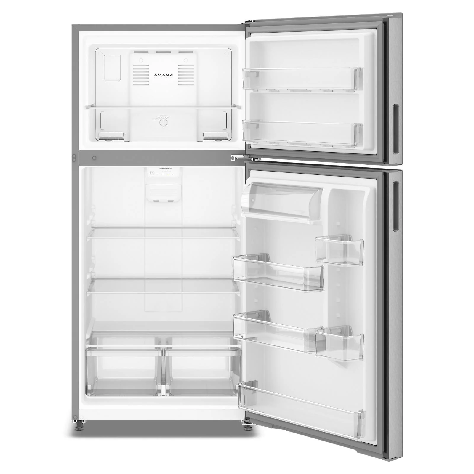 Amana 30" 19.3 Cu. Ft. Fingerprint Resistant Stainless Steel Top-Freezer Refrigerator - ARTX2419SZ - Image 3