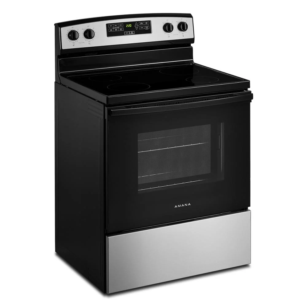Amana Stainless Steel Freestanding Electric Range (4.8 Cu. Ft.) - YAER6203MSS - Image 2