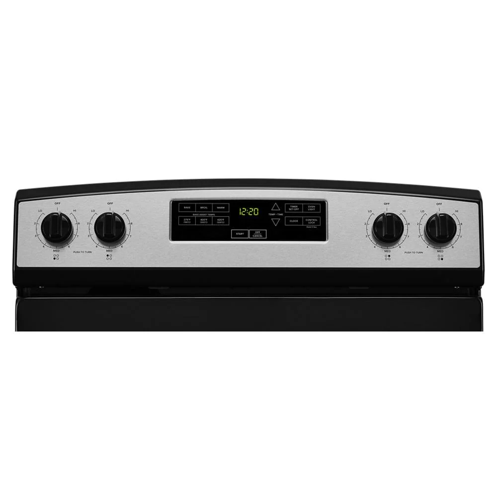 Amana Stainless Steel Freestanding Electric Range (4.8 Cu. Ft.) - YAER6203MSS - Image 5