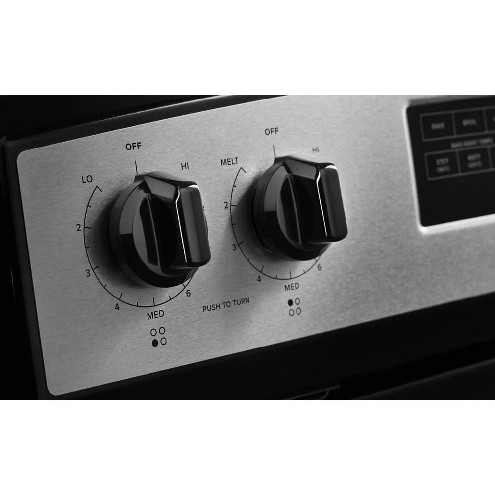 Amana Stainless Steel Freestanding Electric Range (4.8 Cu. Ft.) - YAER6203MSS - Image 7