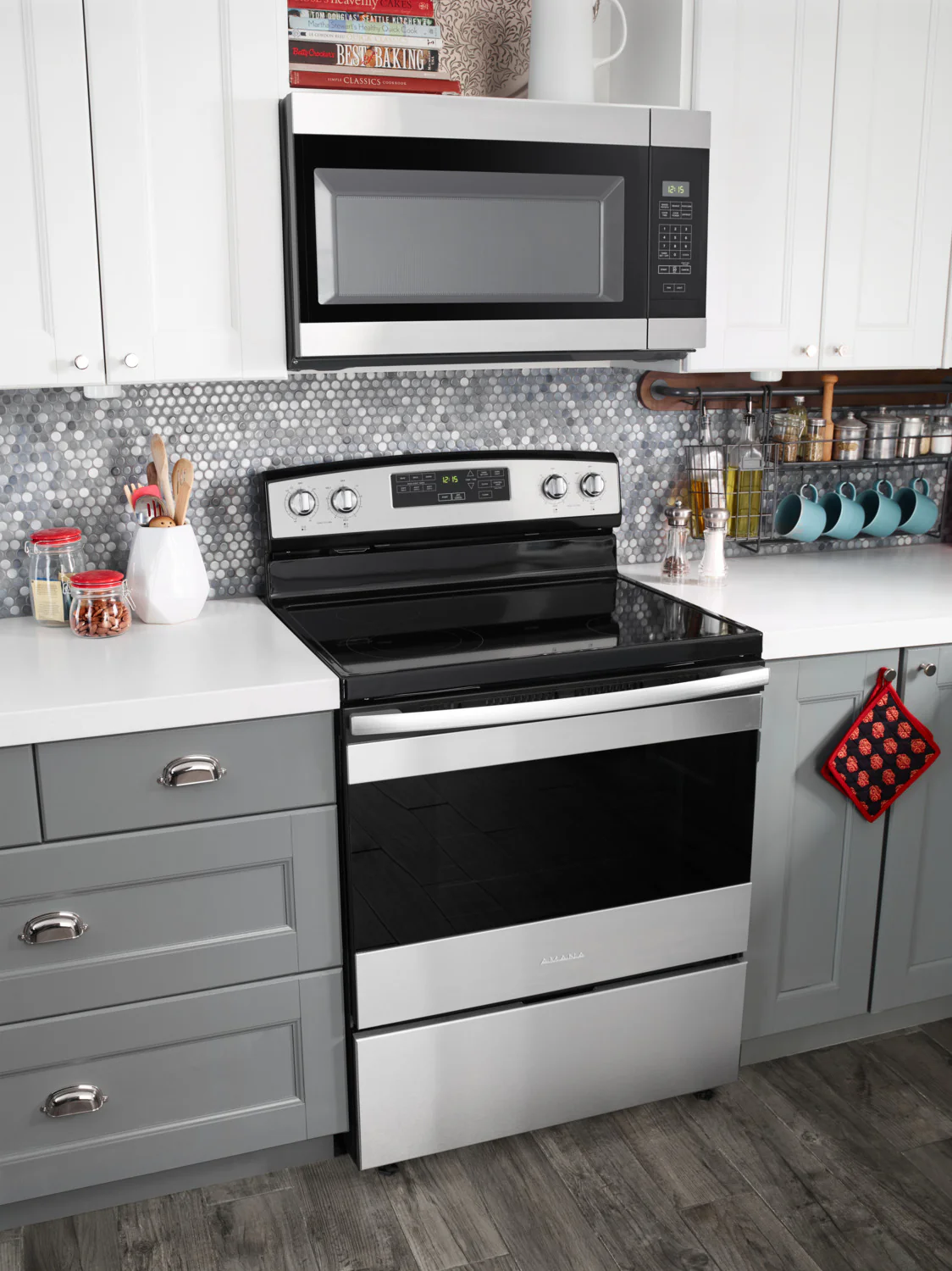 Amana Stainless Steel Over-the-Range Microwave (1.6 Cu. Ft.) - YAMV2307PFS - Image 2