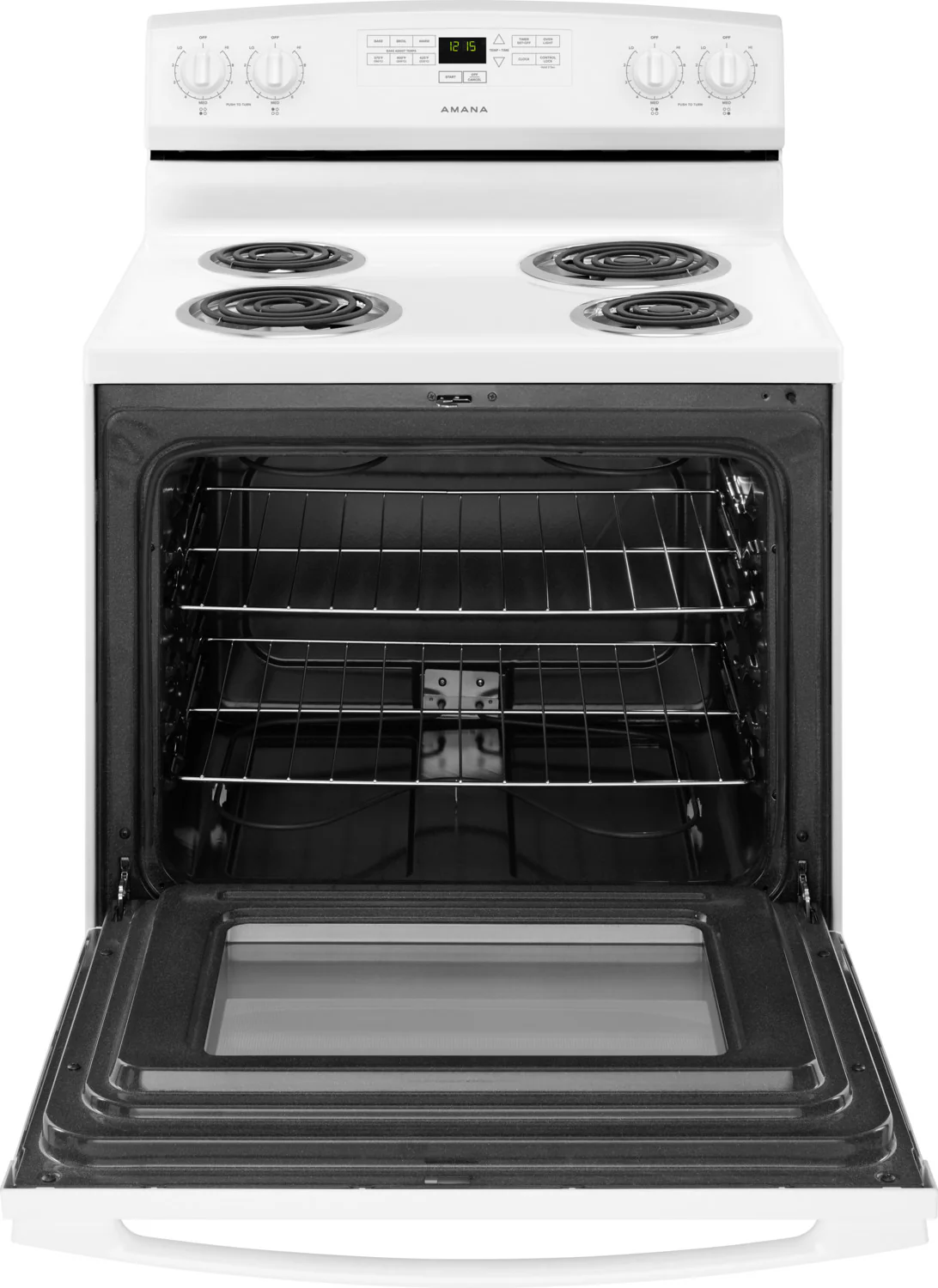 Amana White Freestanding Electric Range (4.8 Cu. Ft.) - YACR4303MFW - Image 2