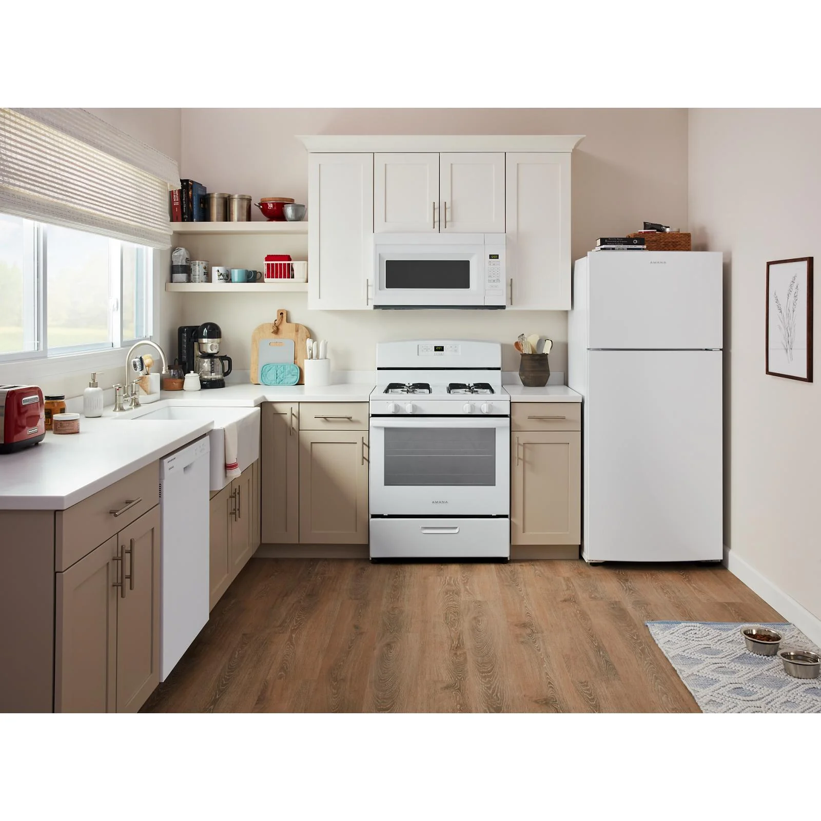 Amana 30" 19.3 Cu. Ft. White Top-Freezer Refrigerator - ARTX2419SW - Image 2