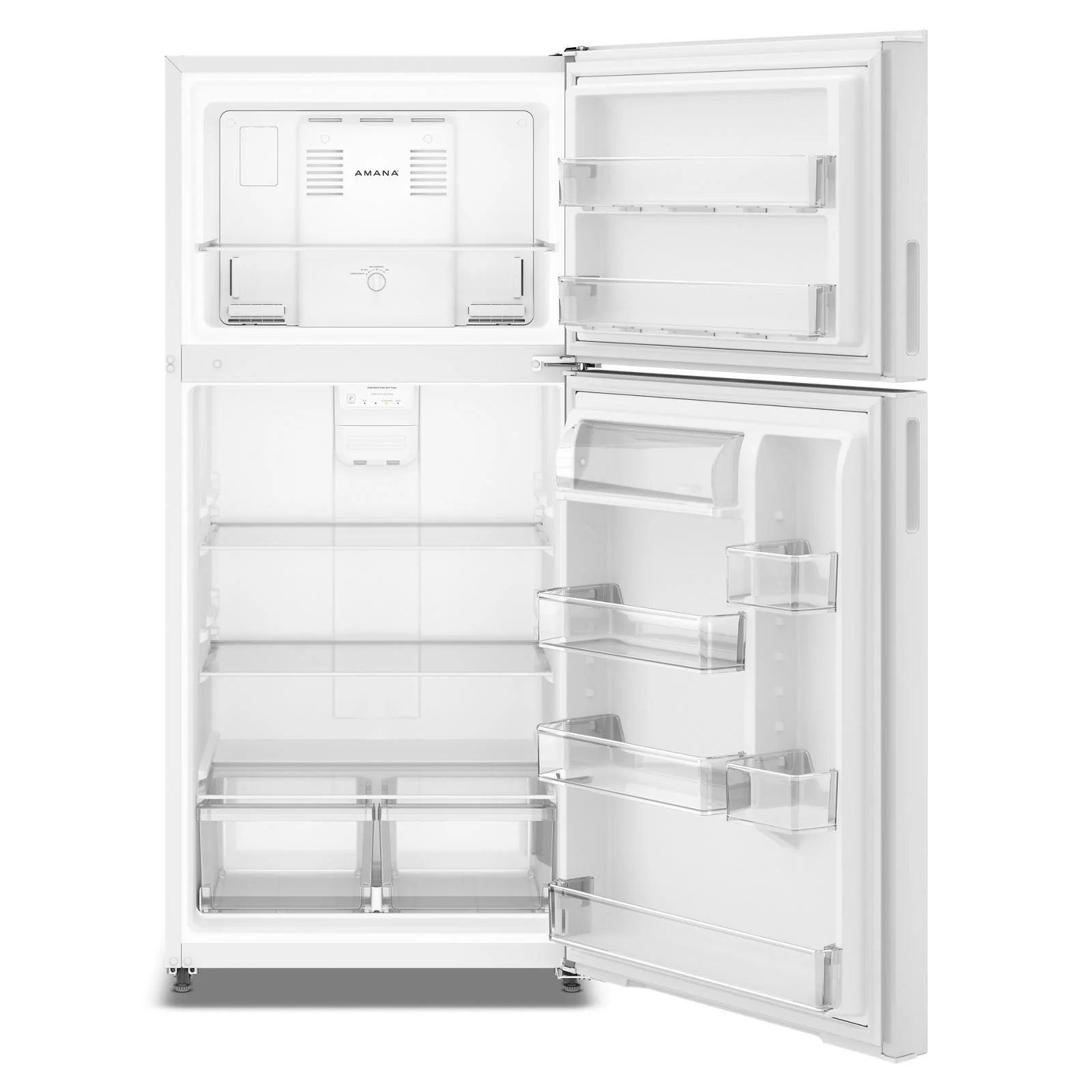 Amana 30" 19.3 Cu. Ft. White Top-Freezer Refrigerator - ARTX2419SW - Image 4