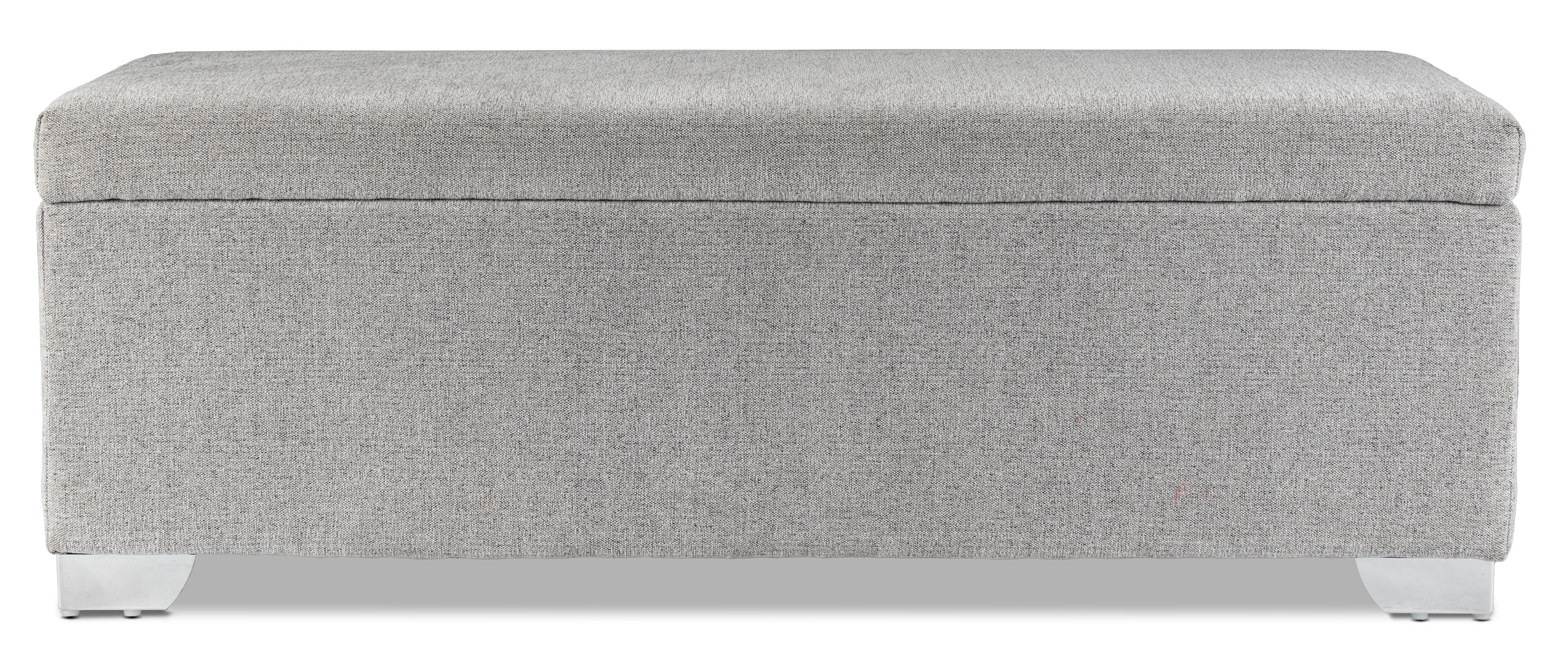 Amelio Ottoman - Light Grey - Image 4