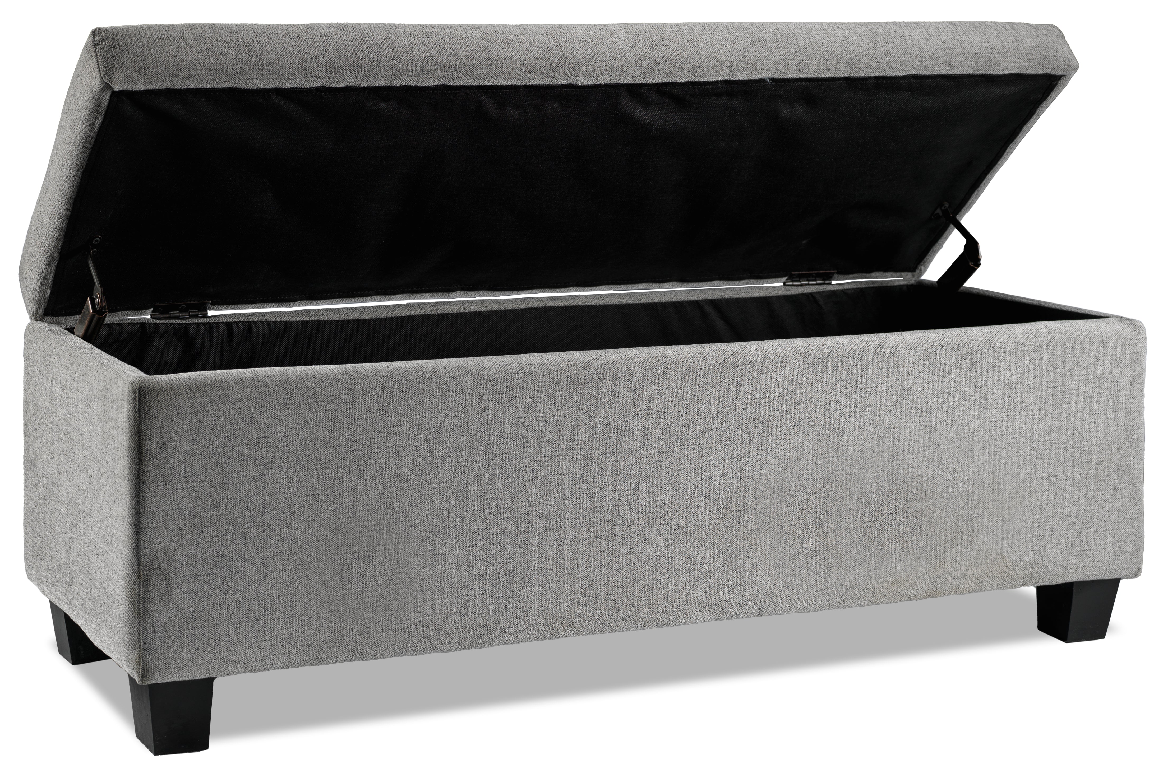 Amelio Ottoman - Light Grey - Image 5