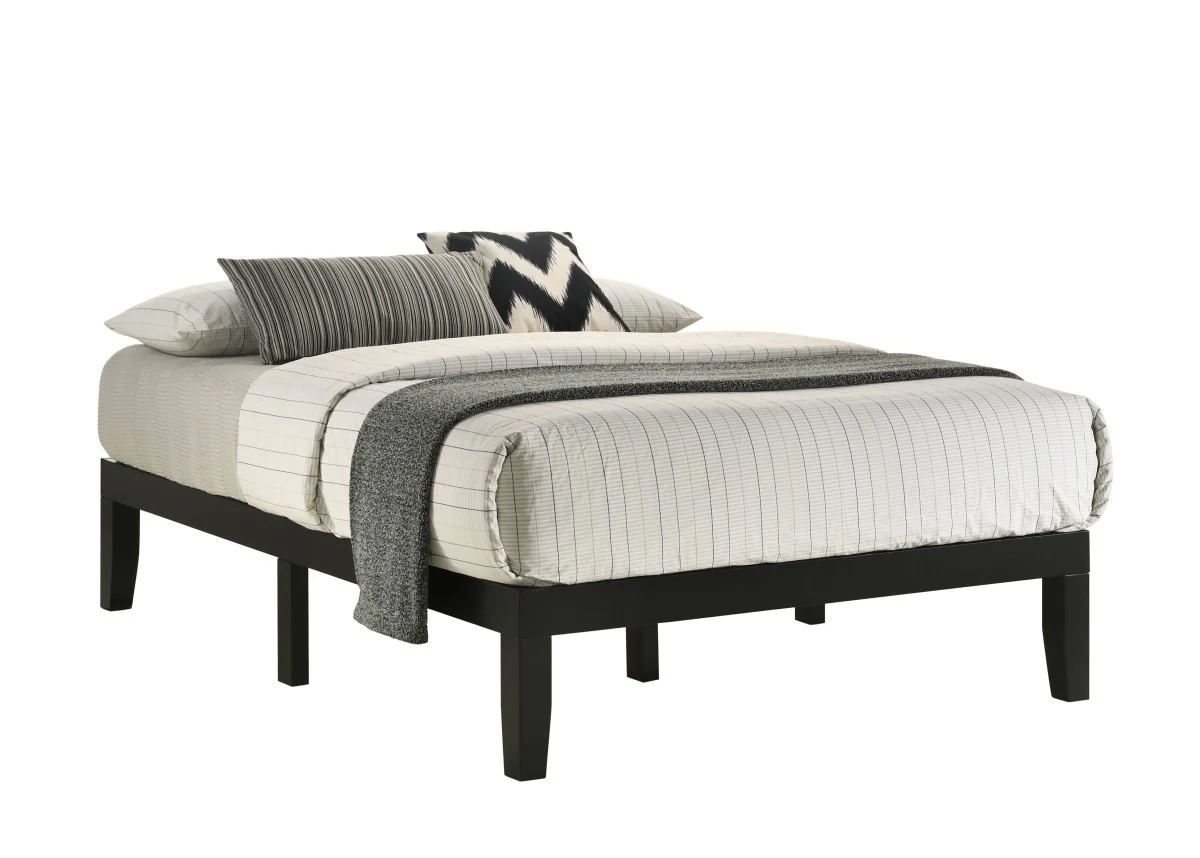Amira Queen Platform Bed - Black - Image 2