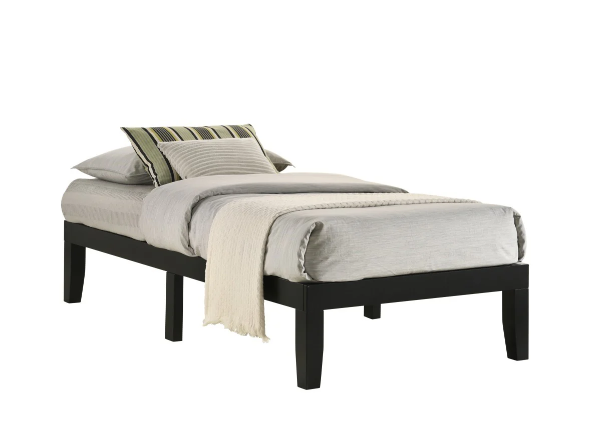 Amira Twin Platform Bed - Black - Image 3