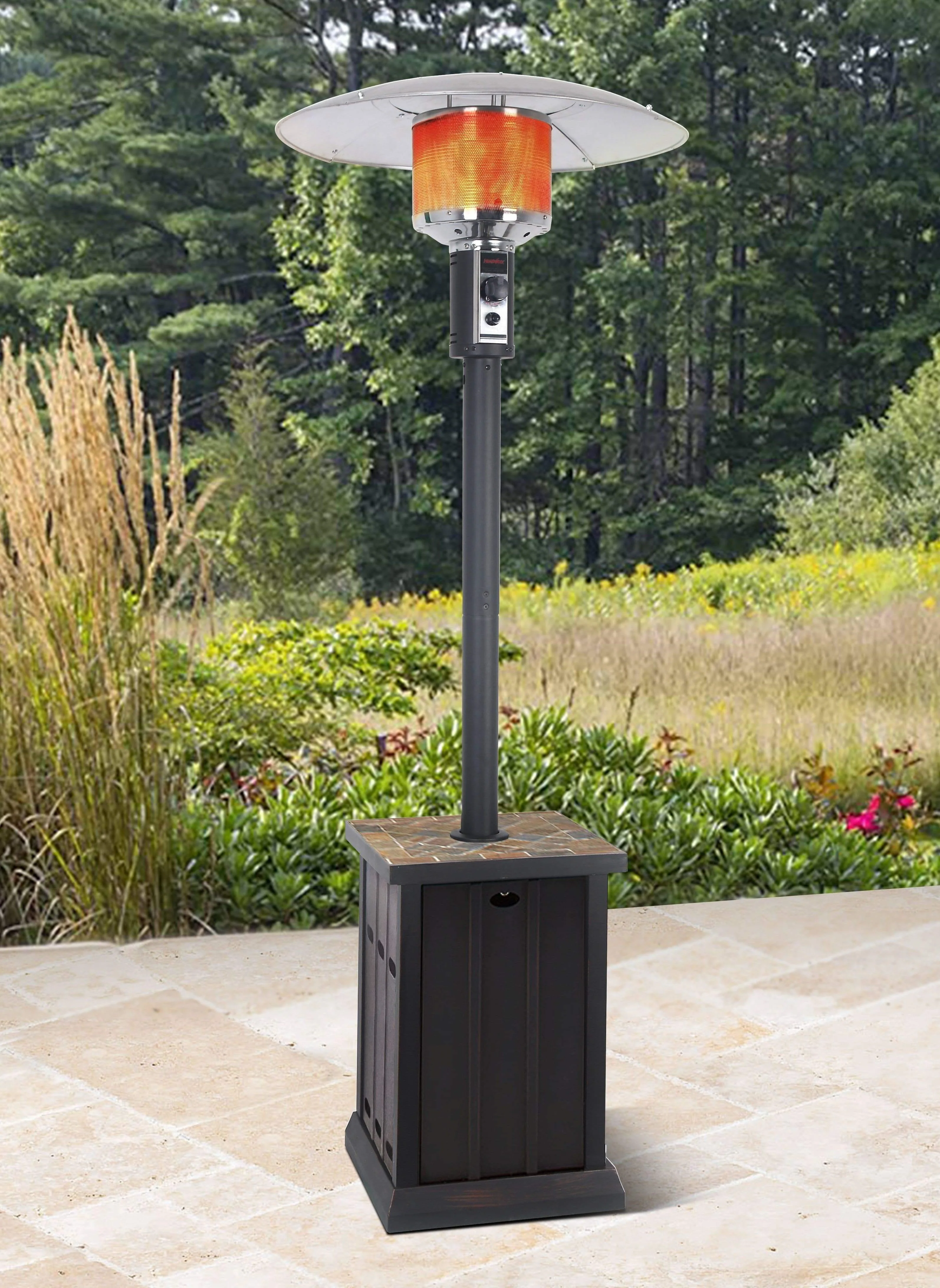 Amuri 1500W (Shinerich) Patio Heater with Table - Propane - Image 2