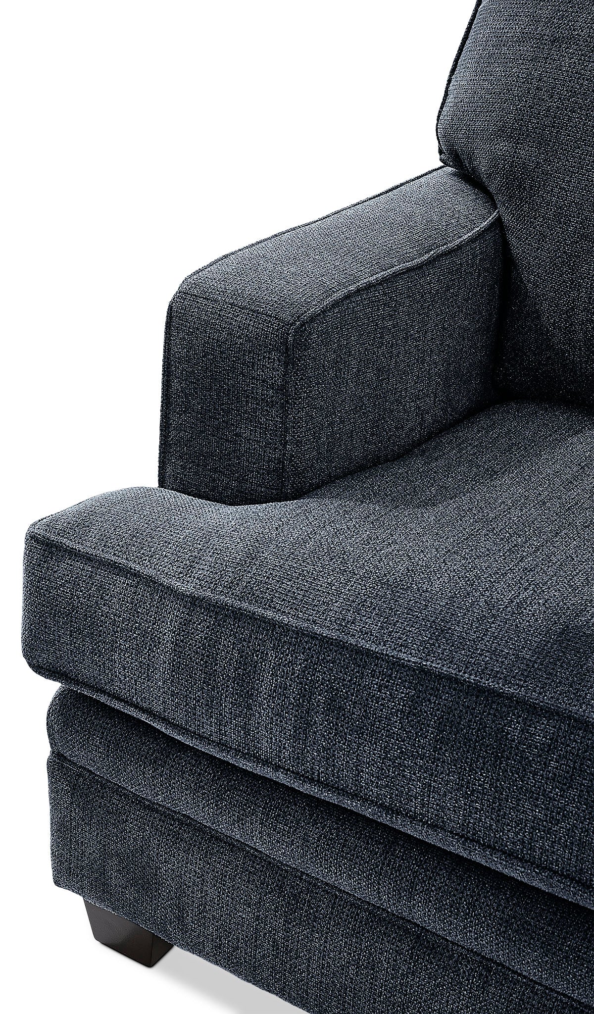 Anatasia 2-Piece Sectional with Left-Facing Chaise - Navy - Image 5