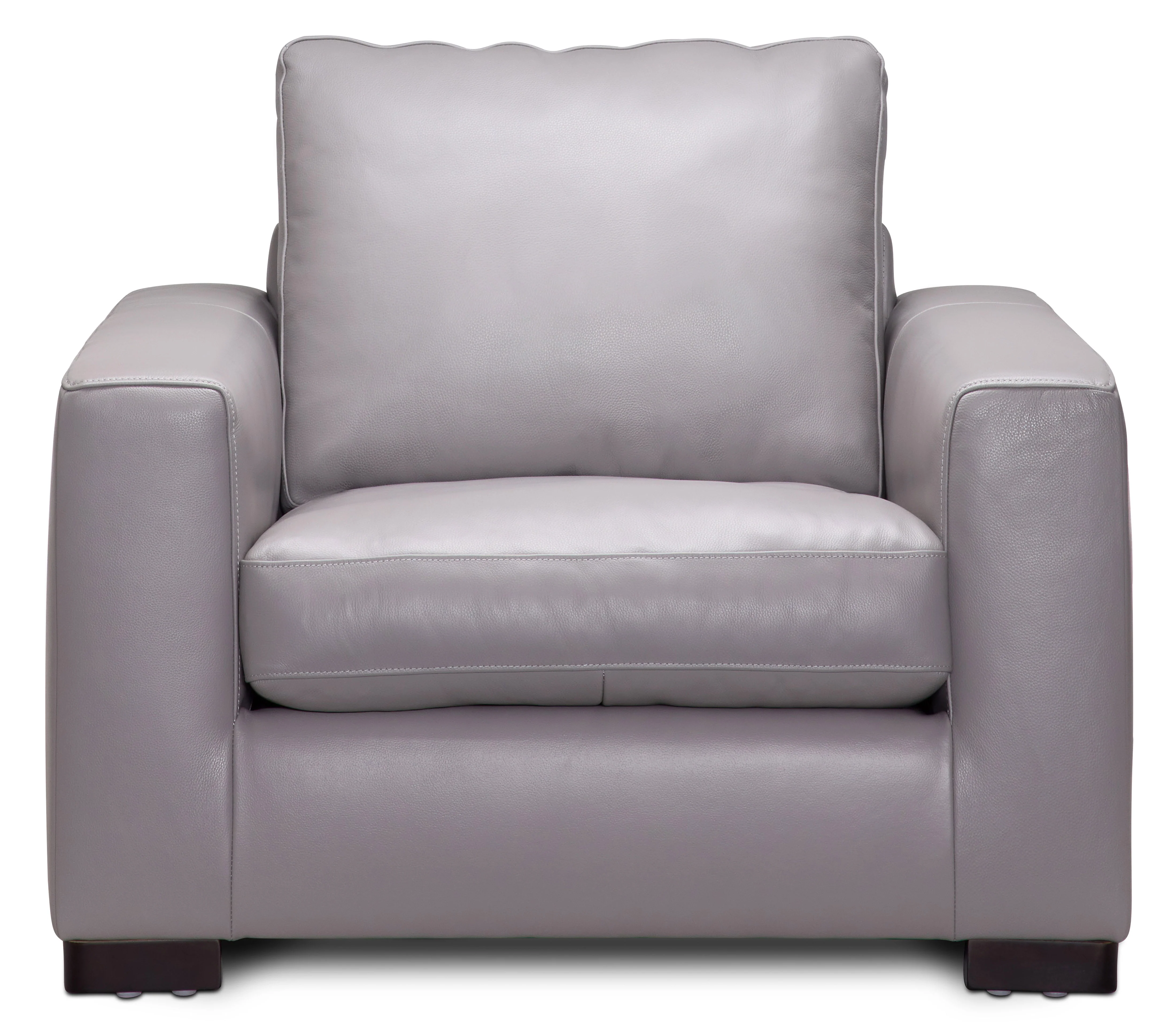 Anderson Leather Chair - Ash - Image 2
