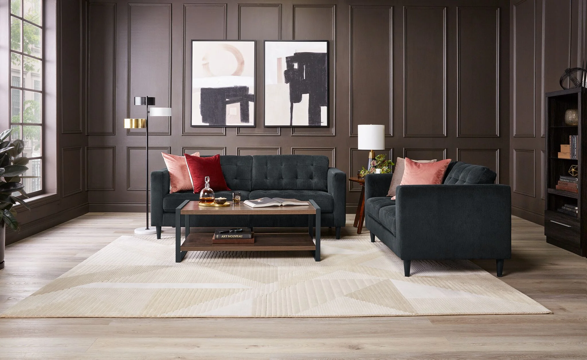 Anthena Sofa - Charcoal - Image 3