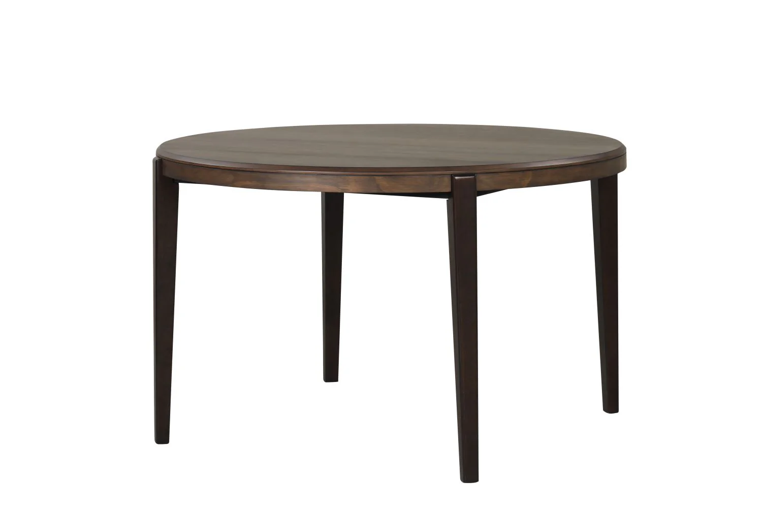 Arabella 5-Piece Round Dining Set with Upholstered Back - Black, Brown - Image 4